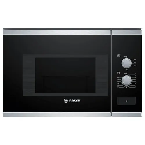 Bosch, Microondas Integrable, Serie 4, 20 litros, 800 W, negro, BFL520MS0