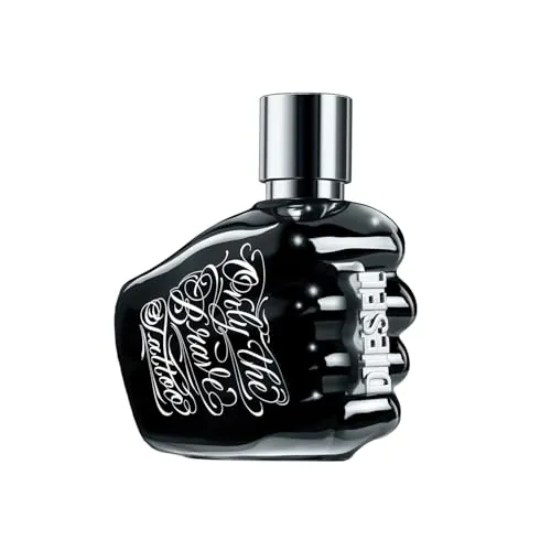 DIESEL Only The Brave Tattoo EDT 2000 ml, Composición de Manzana Crujiente, Pimienta Bourbon Picante y Tabaco Sensual, El símbolo seductor del coraje de los hombres rebeldes