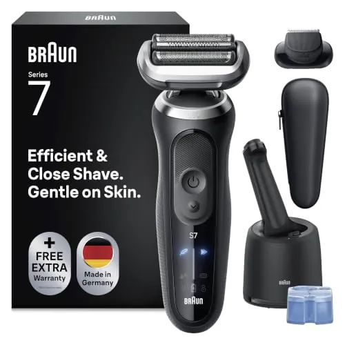 Braun Series 7 Afeitadora Eléctrica Hombre, 72-N7200CCE, Oro
