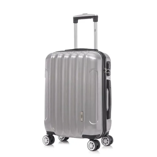 1990s Maleta de Cabina Policarbonato 55x40x20cm (40L) - 20 Pulgadas - Plateada