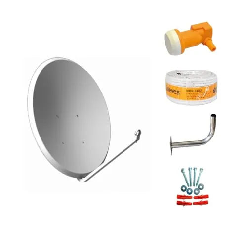 Kit Parabólica 80cm con Accesorios