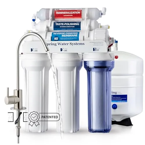 iSpring RCC7AK Ósmosis Inversa Domestica 6 Etapas con Remineralización PH+