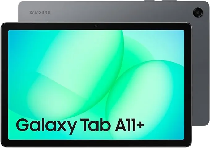 Samsung Galaxy Tab A11+ 128GB, Tableta con IA, Pantalla de 11" con 90 Hz, 6GB de Memoria, Altavoces Cuádruples Dolby, Garantía del Fabricante 3 Años + 1 Año Extra, Gris (Versión Española)