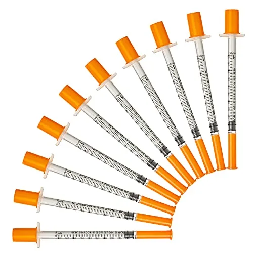 SKXZK 1 ml/cc 29 G herramientas de medición multiusos de plástico, embalaje individual (20 unidades)