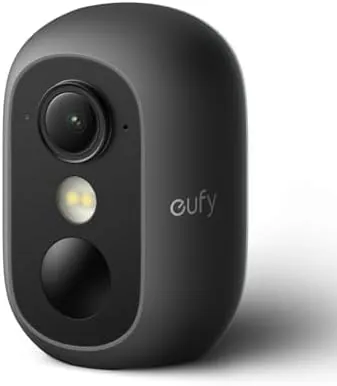 eufy Security eufyCam C35 cámara de vigilancia WiFi Exterior e Interior, Instalación magnética, batería de 180 días, HD 1080p, visión Nocturna, sin cuotas mensuales, Compatible con Homebase 3