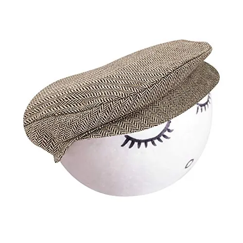 Sombrero de fotografía para bebés gorro suave con rayas atuendo tierno para sesión de recién nacidos
