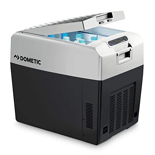 DOMETIC TropiCool TCX 35 Nevera Eléctrica Portátil, 33 l, mini nevera para coche, camión, barco y autocaravana, 12/24 V y 230 V