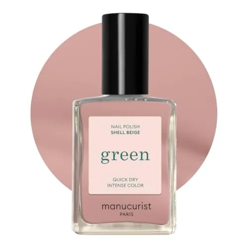 Manucurist Green Esmalte de Uñas Shell Beige - Pintauñas Beige Rosado