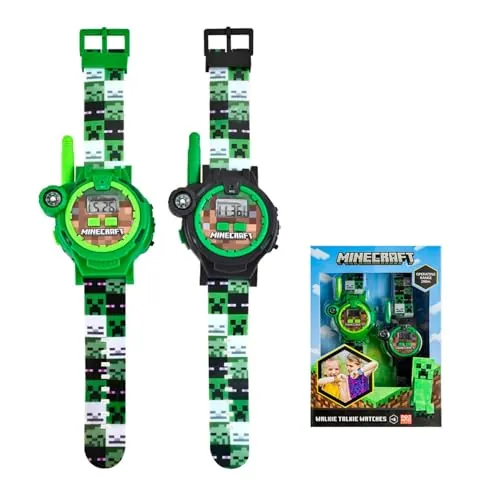 Kids Licensing - Reloj Walkie Talkie 2 en 1 de Minecraft para Niños