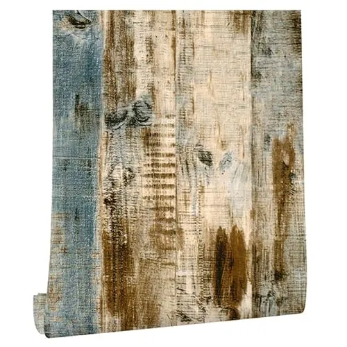 myforHD Papel Pintado Autoadhesivo Madera Vinilo Adhesivo Muebles Impermeable Removible Decoración de Paredes en Baño, Sala de Estar, Dormitorio, y Muebles de Cocina