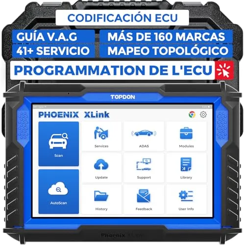 TOPDON Phoenix XLink Herramienta de Diagnóstico de Programación ECU BBA