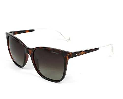 Polaroid PLD 4059/S LA 086, Gafas de sol, Mujer, Marrón (Dark Havana/Bw Black Brown), 53