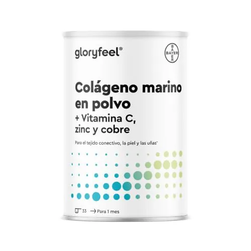Colágeno Marino Hidrolizado 500g - Péptidos de Colágeno VERISOL® (Tipo I, III) - 12.500mg Colageno Hidrolizado puro - Con Vitamina C, Zinc y Cobre para piel, cabello y uñas - Sabor neutro