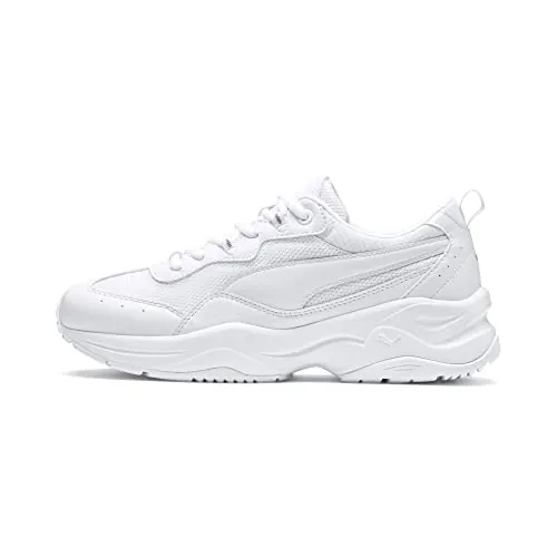 PUMA Women Cilia Sneakers, Puma White-Gray Violet-Puma Silver, 39 EU
