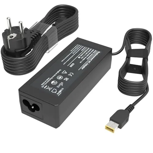 Cargador 65W Adaptador para Portatil Lenovo Thinkpad Yoga,Square Tip