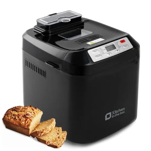 Kitchen in the box Panificadora 12P, Disp Frutos, Visor, 900g.