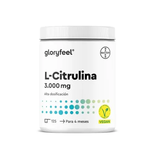 L-Citrulina Malato 2:1 en Polvo 600g - Aminoácido Pre workout de alta dosis - 4800mg L Citrulina Malato - Óptima solubilidad y máxima pureza - Probado en laboratorio, vegano y sin aditivos