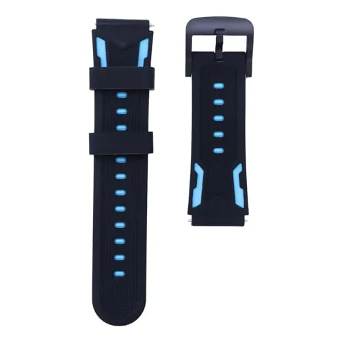 Woedpez Correa de reloj de silicona suave y cómoda para teléfono móvil, 16 mm de ancho para niños, correa de reloj de teléfono móvil cómoda
