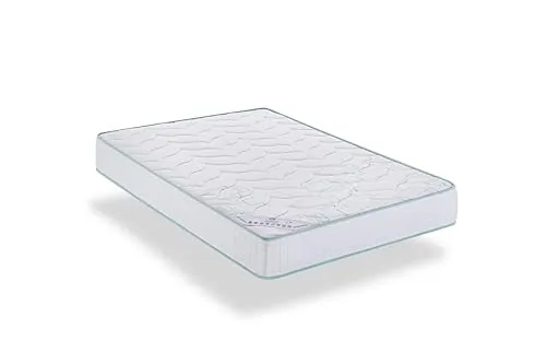 Dormio Ortopédico - Colchón Viscoelástico adaptable, Multiacolchado, Antideformaciones, Medida 105x200, Tratamiento antiácaros y antibacterias. Fabricado en España.