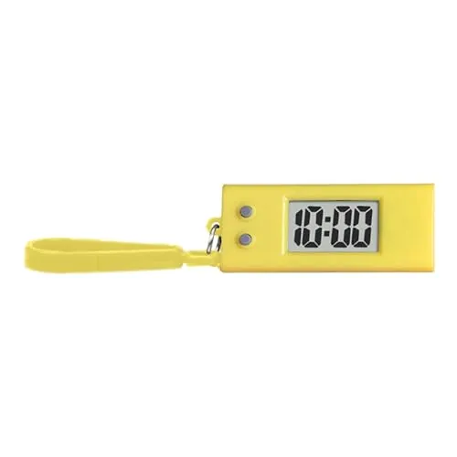 Wiclnyg Reloj Llavero, Reloj De Bolsillo Digital | Reloj de Bolsillo con Llavero con Pantalla Transparente | Hora precisa y silenciosa, Colgante de Reloj, Llavero de Reloj pequeño para niños