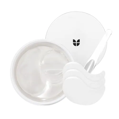 Mizon Parches en Gel con Perla Blanca (30 pares) Reduce las arrugas y hinchazón, tratamiento para las ojeras, Complejo de flores blancas, ingredientes naturales (Pure Pearl Eye Gel Patch)