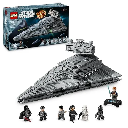 LEGO Star Wars 75394 Destructor Estelar Imperial - Juguete de Construcción de Nave con Interior Detallado -7 Minifiguras de Darth Vader - Regalo para Niños de 10+ Años Fans de Una Nueva Esperanza