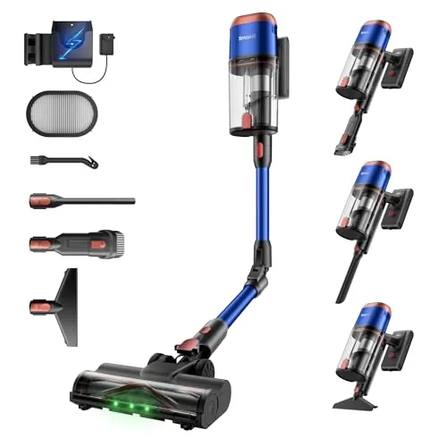 SmartAI V15 Ultra Aspiradora Sin Cable, 58 kPa, 600 W, 75 Min, 1,8 L