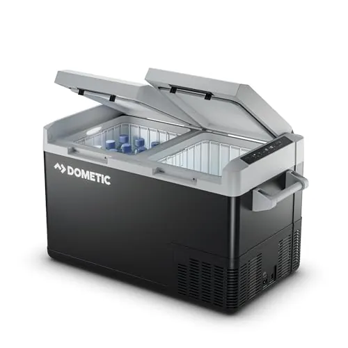 Dometic CFF70 nevera con compresor 70L – 12/24V y 100–240V AC/DC – Nevera eléctrica para coche, autocaravana y barco – Rango de temperatura +20 °C a –18 °C