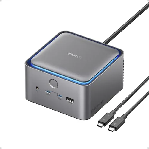 Anker Prime TB5 Docking Station 14 en 1, 120 Gbps, Pantalla 8K, Thunderbolt 5