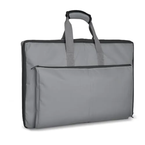 Bingfu Starlink Rectangular Gen3 V3 Bolsa de Viaje kit Internet Diseño de Doble Bolsillo para Antena, Cable Ethernet, Enrutador, Fuente de Alimentación, Ideal para Campamentos en Vehículos Recreativos