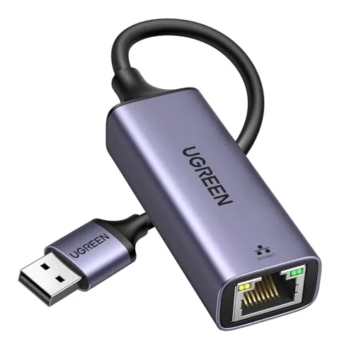 UGREEN Adaptador de Red USB 3.0 a Ethernet Gigabit 1000Mbps RJ45 LAN