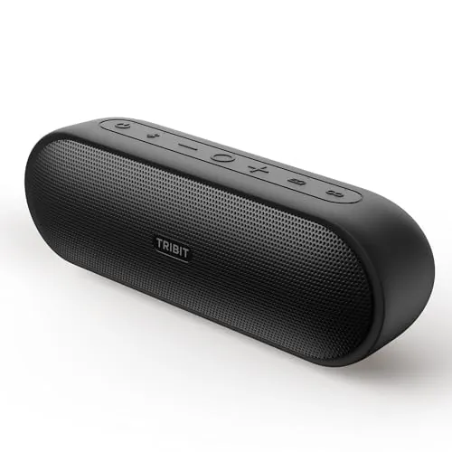 Tribit Altavoz Bluetooth Portátil XSound Plus 2, Altavoz inalámbrico de 30 W con XBass, Tiempo de reproducción de 24 Horas (con XBass Apagado), Sonido estéreo, micrófono Incorporado y Bluetooth 5.3