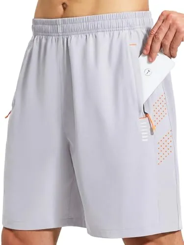 Cimic Pantalon Corto Hombre Running con Bolsillo Short Ropa Deporte