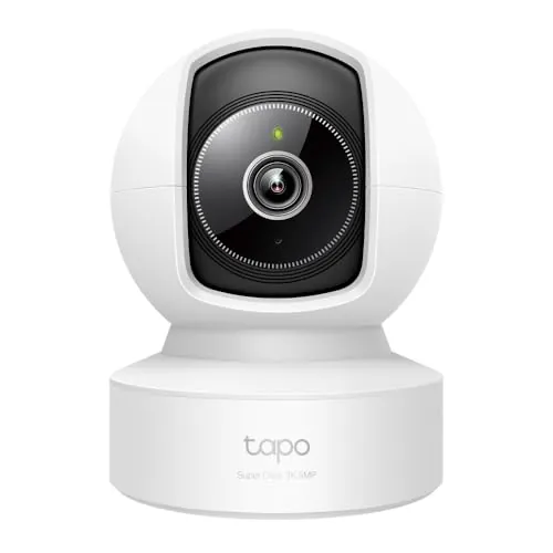 Tapo C232 - Cámara vigilancia WiFi Interior, 3K 5MP, 360°, Puerto Ethernet
