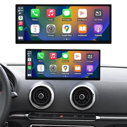 Road Top 12,3" Radio Coche CarPlay para Audi A3/S3 con MIB 2014-2019 Año