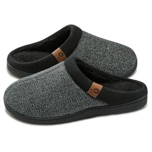 Donpapa Zapatillas Casa Hombre Horma Ancha Cómodas Pantuflas Espuma Memoria