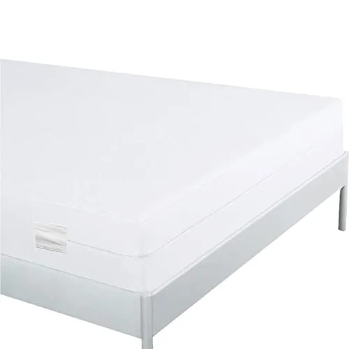 Bedecor Funda Colchon 90x200x20cm con Cremallera de Rizo, Impermeable y Antichinches, Protector Colchon 90, Certificado Oeko-Tex