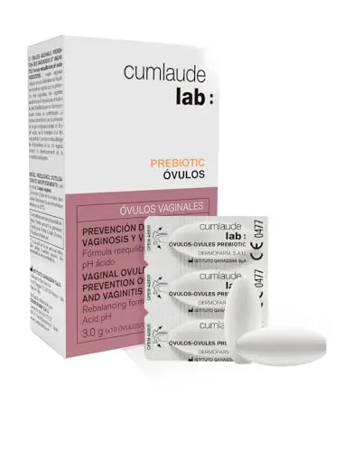 Cumlaude Lab - Óvulos Prebiotic, Equilibrio del pH Íntimo, 10 Uds
