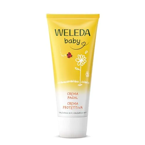 Weleda - Crema Pañal de Caléndula, Calma y Protege el Culito del Bebé, Apto para Pieles Sensibles - 75 ml