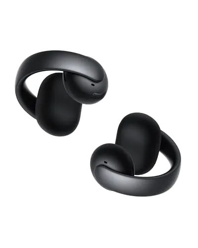 soundcore AeroClip by Anker, Auriculares de Oreja Abierta, Auriculares de Clip, Comodidad adaptativa, Llamadas claras con 4 micrófonos e IA, Ajuste Estable, Controladores de 12 mm para un Sonido