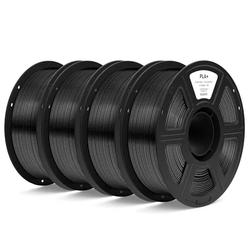 ELEGOO Filamento PLA+ 1.75 4KG Negro