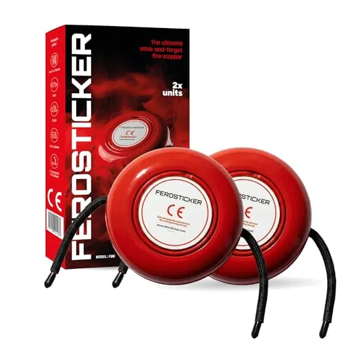 FEROSTICKER Pequeño Extintor Automático (2 Piezas)