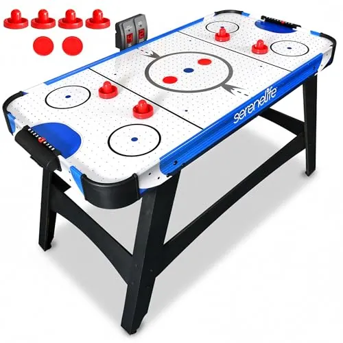 SereneLife Mesa de Hockey de Aire 54" con Marcador LED