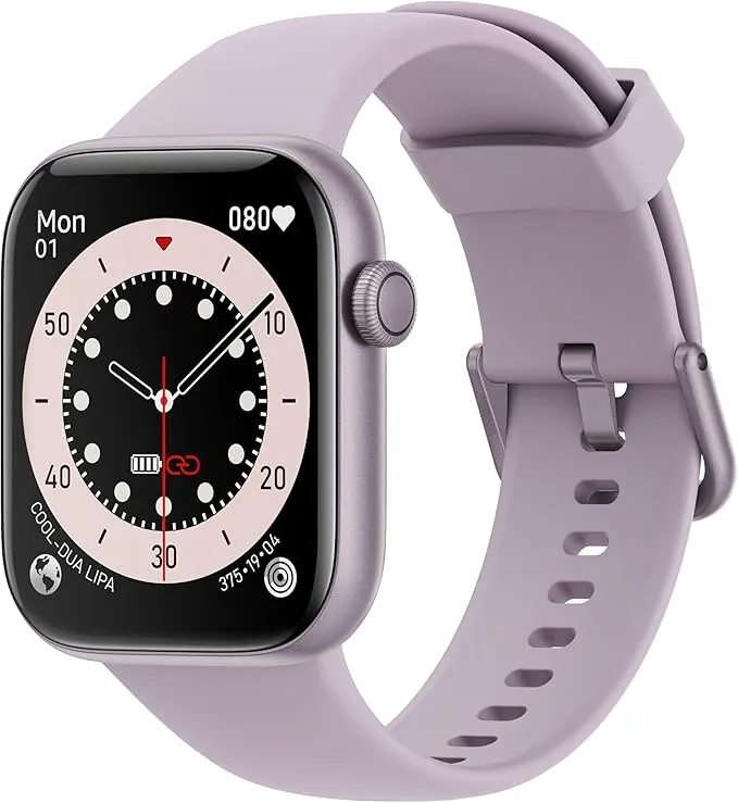 Reloj Inteligente Mujer Hombre, 1.85" Smartwatch con Llamadas Bluetooth, 140+ Modos Deportivos Smart Watch con SpO2/Pulsómetro/Monitor de Sueño/Podómetro, Impermeable IP68 Smart Watch Para Android iOS