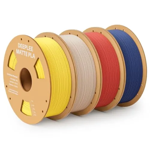 DEEPLEE PLA Mate 1.75 mm, 4 colores, pack 4 × 1 kg