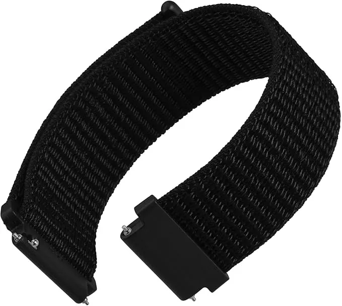 WOCCI Ajustable Correas Reloj de Nailon para Hombre y Mujer, Cierre de Gancho y Bucle, Liberación Rápida, Bandas Deportivas de Repuesto 18mm 20mm 22mm