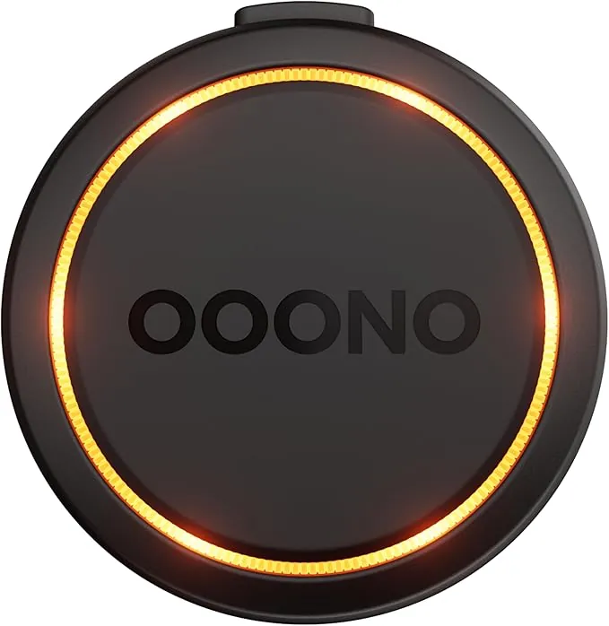 OOONO Co-Driver 2 – Alertas de radares y peligros en Tiempo Real | Sin suscripción | Recargable USB-C | Compatible con Apple CarPlay y Android Auto | Fácil instalación y Uso intuitivo