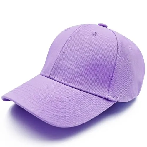 CHEESANHERR Gorra de Béisbol para Niños, Gorra con Visera Unisex Infantil, Sombrero de Sol Ajustable Gorra Niño Gorro Niña 3-10 Años (Morado)