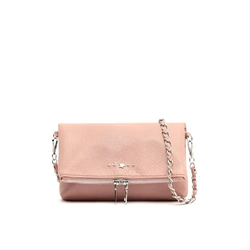 MISAKO Laurini bolso bandolera pequeño con solapa Mujer - Laurini Rosa 13x4x20cm