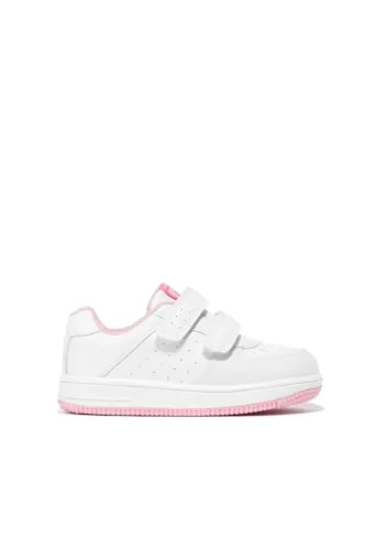 Conguitos - Zapatillas Deportivas Colegiales Unisex Niños y Niñas (Blanco/Talla 33)